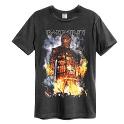 Amplified Unisex Adult The Wicker Man Iron Maiden T-Shirt - XS, Charcoal