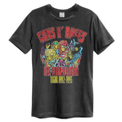 Amplified Unisex Adult Use Your Illusion Guns N Roses T-Shirt - XS, Charcoal