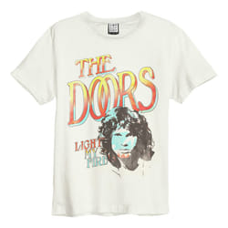Amplified Unisex Adult Light My Fire The Doors T-Shirt - XS, Vintage White