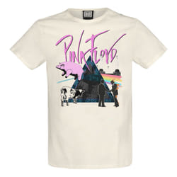 Amplified Unisex Adult The Greats Pink Floyd T-Shirt - XS, Vintage White