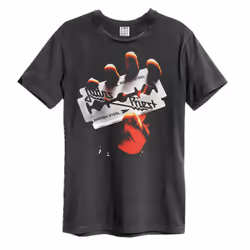 Amplified Unisex Adult British Steel Judas Priest T-Shirt
