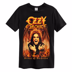 Amplified Unisex Adult Prince Of Darkness Ozzy Osbourne T-Shirt - XS, Black