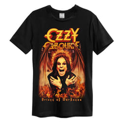 Amplified Unisex Adult Prince Of Darkness Ozzy Osbourne T-Shirt - XS, Black
