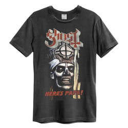 Amplified Unisex Adult Here's Papa Ghost T-Shirt