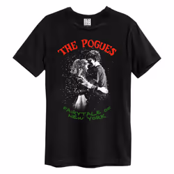Amplified Unisex Adult Fairtyale In Colour The Pogues T-Shirt - XL, Black