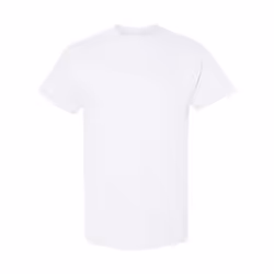 Gildan Mens Heavy Cotton Short Sleeve T-Shirt (Pack Of 5) - XL, White