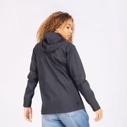 Dare 2B Womens/Ladies Lambent Waterproof Jacket - 10 UK, Ebony Grey