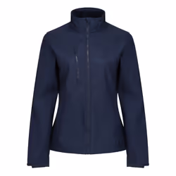 Regatta Womens/Ladies Ablaze 3 Layer Membrane Soft Shell Jacket - 18 UK, Navy
