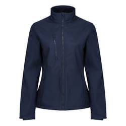 Regatta Womens/Ladies Ablaze 3 Layer Membrane Soft Shell Jacket - 18 UK, Navy