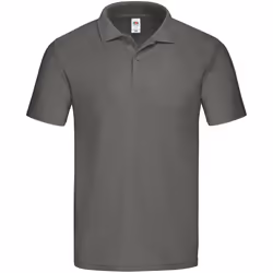 Fruit of the Loom Mens Original Polo Shirt - S, Light Graphite