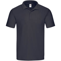 Fruit of the Loom Mens Original Polo Shirt - S, Deep Navy