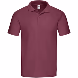 Fruit of the Loom Mens Original Polo Shirt - M, Burgundy