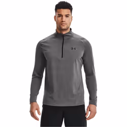 Under Armour Mens Tech T-Shirt - 2XL, Carbon Heather/Black - Additional view 5