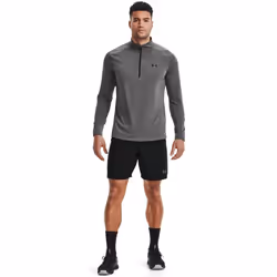 Under Armour Mens Tech T-Shirt - XL, Carbon Heather/Black