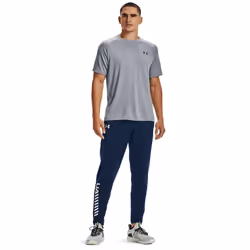 Under Armour Mens Tech T-Shirt - 2XL, Light Steel Heather/Black