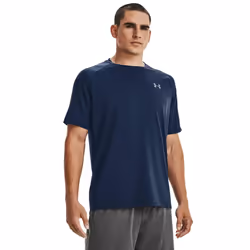 Under Armour Mens Tech T-Shirt - XL, Academy Blue/Graphite