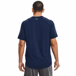 Under Armour Mens Tech T-Shirt - XL, Academy Blue/Graphite