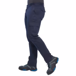 Portwest Mens Stretch Slim Cargo Trousers - 40R, Dark Navy