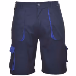 Portwest Mens Texo Contrast Cargo Shorts - XS, Navy