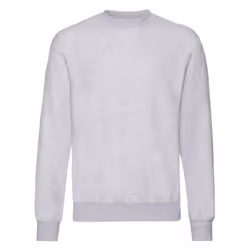 Fruit of the Loom Mens Classic Heather Drop Shoulder Sweatshirt - 5XL, Heather Grey