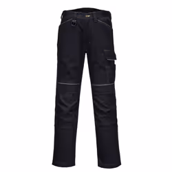 Portwest Mens PW3 Work Trousers - 36R, Black