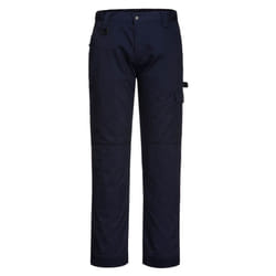 Portwest Mens Super Work Trousers - 42R, Navy