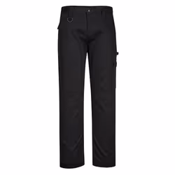 Portwest Mens Super Work Trousers - 44R, Black