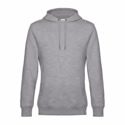 B&C Mens King Hoodie - L, Heather Grey