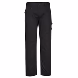 Portwest Mens Super Work Trousers - 36R, Black