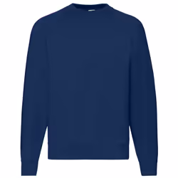 Fruit of the Loom Mens Classic 80/20 Raglan Sweatshirt - 4XL, Navy