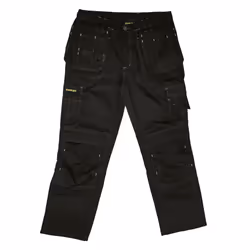 Stanley Mens Huntsville Work Trousers - 36R, Black