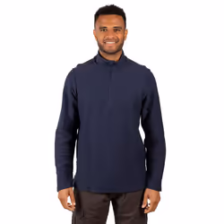 Trespass Mens Taddingley Half Zip Sweatshirt - S, Navy