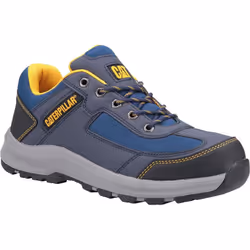 Caterpillar Mens Elmore Safety Trainers - 7 UK, Navy/Grey