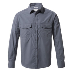 Craghoppers Mens Kiwi Long-Sleeved Shirt - S, Ombre Blue