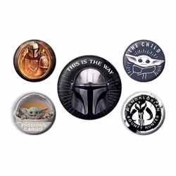 Star Wars: The Mandalorian This Is The Way Badge Set (Pack of 5)