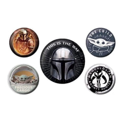 Star Wars: The Mandalorian This Is The Way Badge Set (Pack of 5)