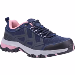 Cotswold Womens/Ladies Wychwood Low WP Walking Shoes - 8 UK, Navy/Pink