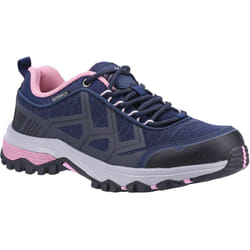 Cotswold Womens/Ladies Wychwood Low WP Walking Shoes - 8 UK, Navy/Pink