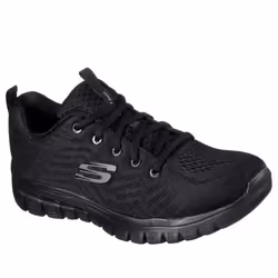 Skechers Womens/Ladies Graceful Get Connected Trainers - 8 UK, Black