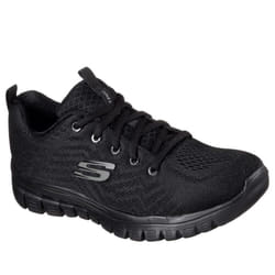 Skechers Womens/Ladies Graceful Get Connected Trainers - 8 UK, Black