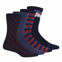 Regatta Mens Lifestyle Socks (Pack of 4) - 6 UK-8 UK, Dark Denim