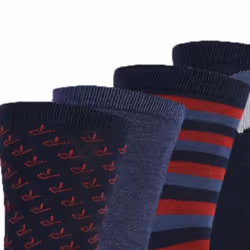 Regatta Mens Lifestyle Socks (Pack of 4) - 6 UK-8 UK, Dark Denim