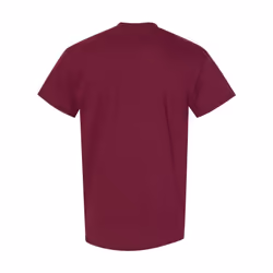 Gildan Mens Heavy Cotton Short Sleeve T-Shirt (Pack Of 5) - XL, Maroon