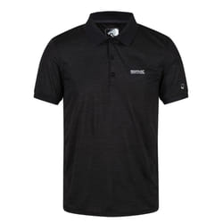 Regatta Mens Remex II Polo Shirt - S, Black