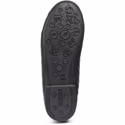 Geox Girls Bow Leather School Shoes - 11 UK Child, Black