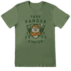 Star Wars Unisex Adult Endor Park Ranger T-Shirt - 2XL, Green