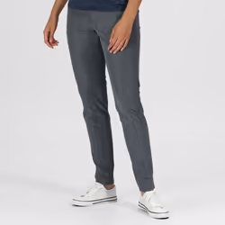 Regatta Womens/Ladies Pentre Kimberley Walsh Stretch Walking Trousers - 12S UK, Seal Grey Marl