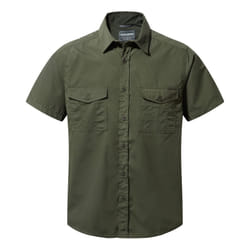 Craghoppers Mens Kiwi Short-Sleeved Shirt - L, Cedar Green