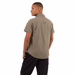 Craghoppers Mens Kiwi Short-Sleeved Shirt - L, Pebble Grey