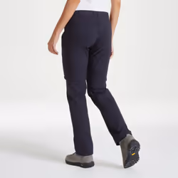 Craghoppers Womens/Ladies Kiwi Pro II Convertible Trousers - 12 UK S, Dark Navy